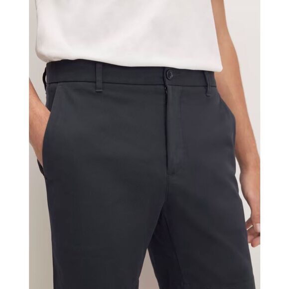 Everlane The 7" Slim Fit Performance Chino Short Deep Navy Size 32 NWT - Picture 3 of 8
